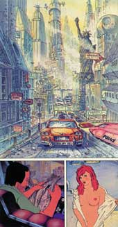 Gimenez desenhou Harry Canyon taxi driver